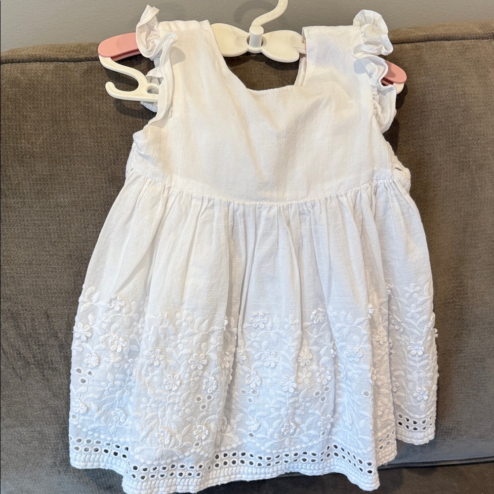 Mayoral White Floral Kids Dress